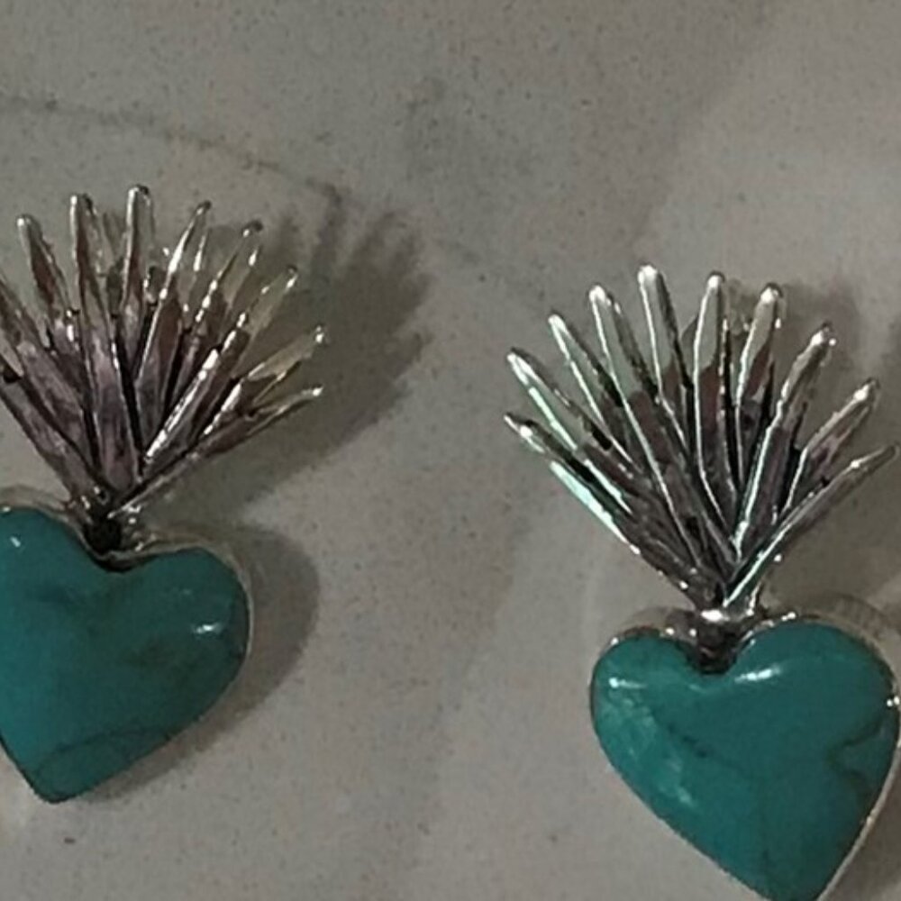 Sterling Silver and Turquoise Earrings